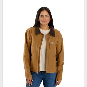 NWT Carhartt Brown Utility Canvas Barn Jacket